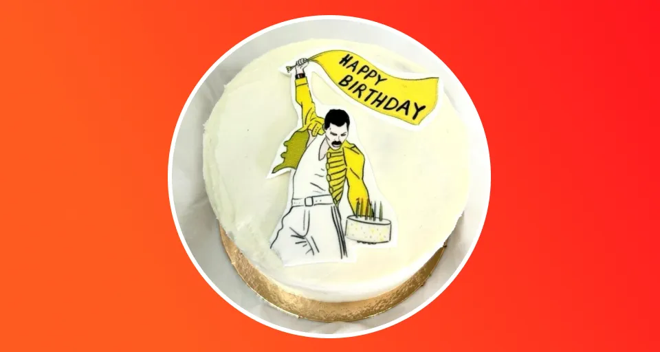 Бенто-торт с поздравлением