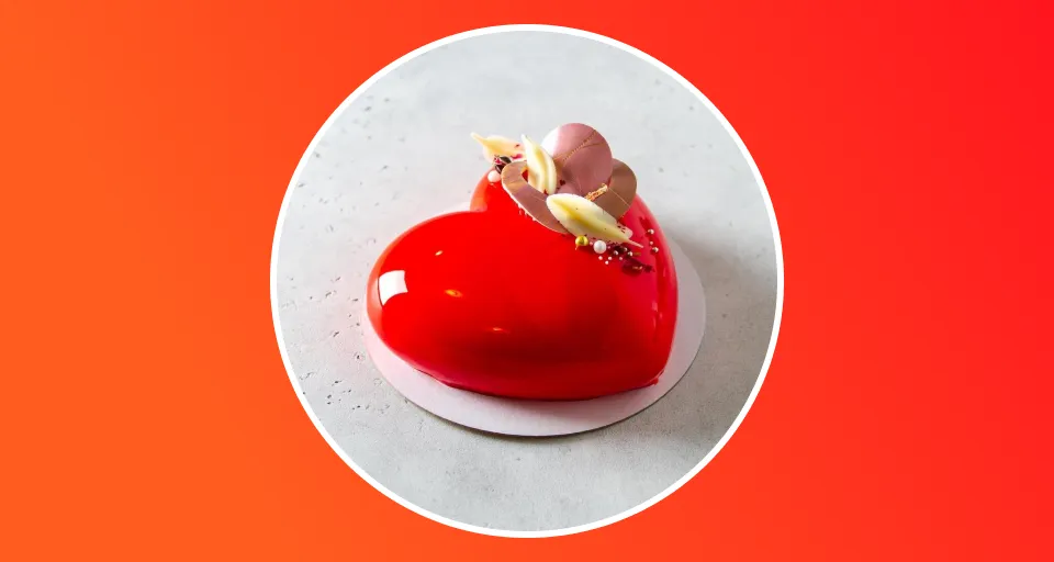 Торт «Влюбленное сердце»